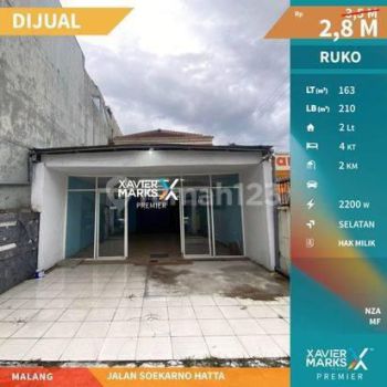 Ruko di Sangat Strategis Nol Jalan Suhat Malang