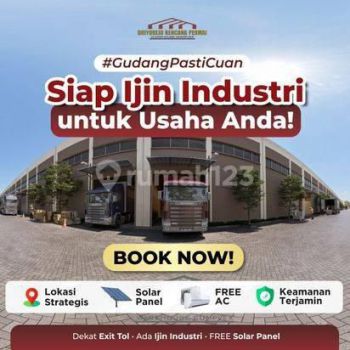 DIJUAL LIMITED UNIT GUDANG BERIJIN INDUSTRI DKP GRESIK