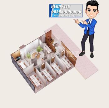 Dijual Cepat Office District 8 Prosperity Tower, Fully Furnished