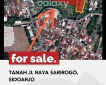 Tanah Daerah Jalan Raya Sarirogo Sidoarjo