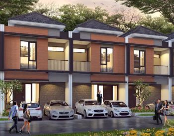 Rumah Minimalis 2 Lantai 3 Kt dekat CBD Bintaro Jaya bisa KPR DP 0%