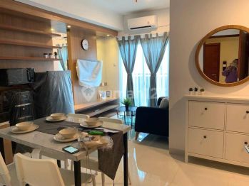 Sewa Apartemen Roseville Soho Suite Bsd 2 BR Eksklusif Baru Murah Fully