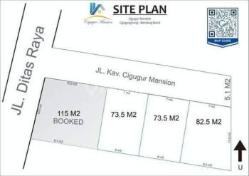 DIJUAL KAVLING SIAP BANGUN DEKAT SETIABUDI REGENCY BANDUNG