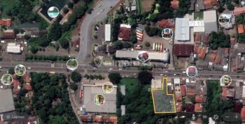 Tanah Dibawah Njop Luas 1.460 Meter di Seberang Shila Sawangan