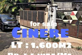 Tanah di Jalan Pluto Cinere Mas cocok untuk hunian cluster harga dibawah pasar