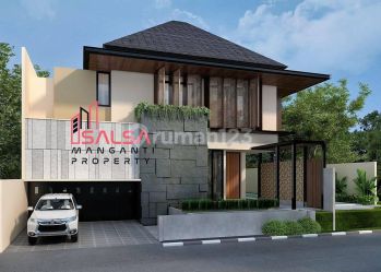 House Brand New Single House Private Pool Taman Cantik Asri Dekat Sekolahan Dan