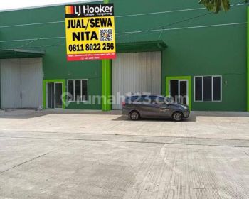 Gudang industri disewakan dalam kawasan akses dekat Toll Bitung
