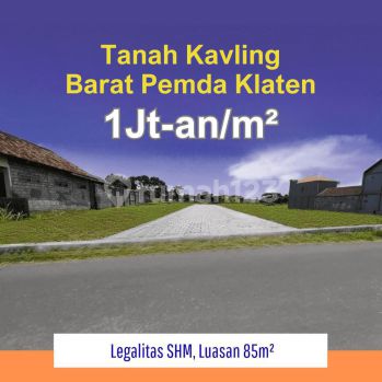 Tanah Dijual Klaten Dekat Pemda Sertifikat SHM P