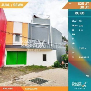 Ruko Murah Lokasi Strategis Daerah Sawojajar Malang