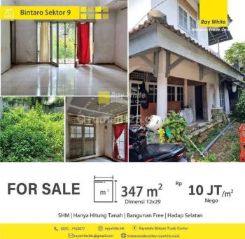 Di Jual Rumah Hitung Tanah Di Wilayah Bintaro Sektor 9
