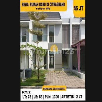 Disewakan rumah 2 lantai di Citra grand , jl Sambiroto Sematang ,Rumah 2 lantai