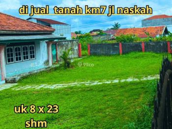 Dijual tanah area km7 jl Naskah 3