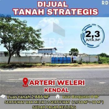 Tanah Strategis Di Jalan Lingkar Weleri, Kendal