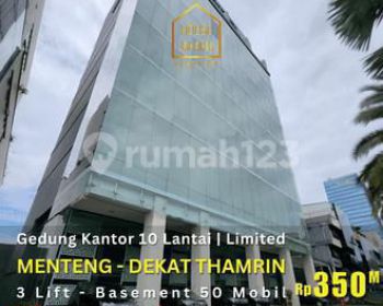 Gedung Kantor 10 Lt Di Menteng Dekat Thamrin. Basement 50 Mobil