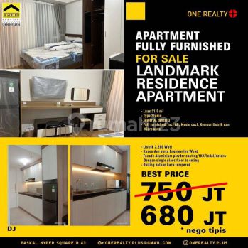 Dijual Cepat Apartemen Landmark Residence