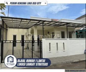 Dijual Rumah Baru 1 Lantai Di Kencana Loka Bsd
