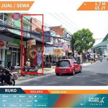 Ruko Strategis di Sigura-gura. Sebelah Dokter Hits