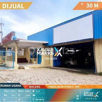 TEMPAT USAHA STRATEGIS POROS JALAN UTAMA A YANI MALANG