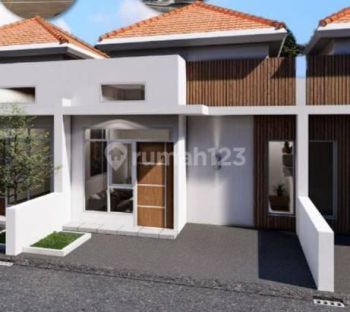 Rumah cantik dengan kontruksi model Bali tanpa DP 0%