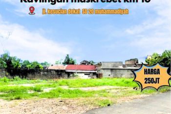 Dijual tanah kosong lokasi Maskerebet