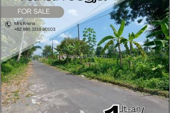 Cicilan 12x Tanpa Bunga, Tanah Jogja, 5menit Uii Jl.kaliurang