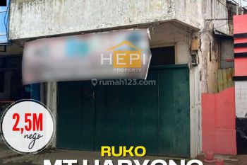 Dijual Ruko 1 lantai di Jalan MT Haryono Mataram
