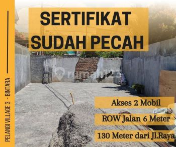 Tanah Kavling Murah Bintara SHM Stasiun Cakung Tol Pondok Kopi