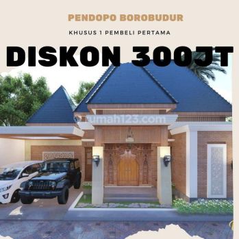 RUMAH DIJUAL DI BOROBUDUR MAGELANG DISKON 300JT
