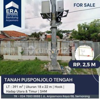 Dijual Tanah Hook Pusponjolo Tengah Semarang Barat