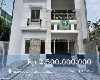 Rumah Baru Mewah Brand New 2 Lantai Siap Huni Harga Miring
