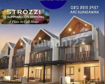 Cluster Strozzi summarecon dp10% 3lantai sangat murah!kpr approve