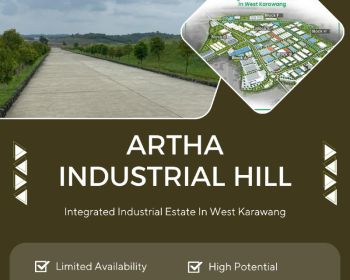 Premium Tanah Industri 5 Ha Artha Hill Industrial Karawang