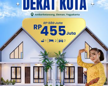  Rumah Nuansa Villa Ambarketawang 400 jutaan di Gamping Yogyakarta