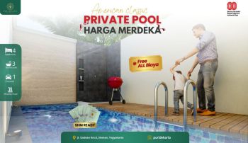 Rumah Murah Deka Rs Queen Lathifa Kolam Renang  Jl Godean 