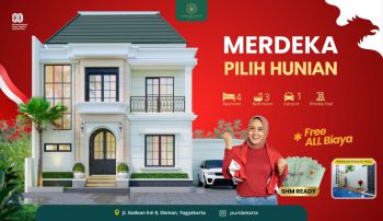 Rumah Super Murah  Sleman Jogja Deka Rs Queen Lathifa SHM -IMB